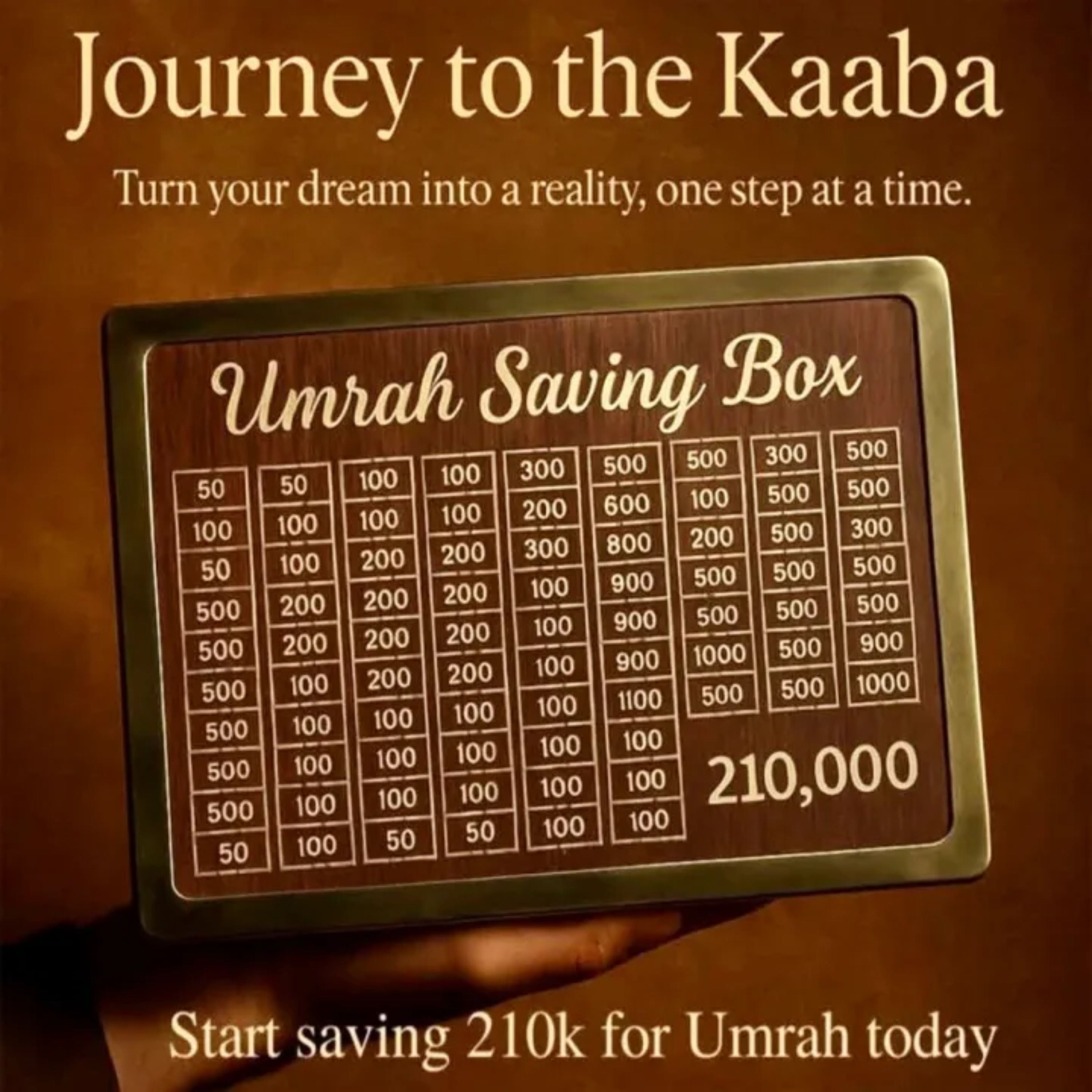 Umrah saving box