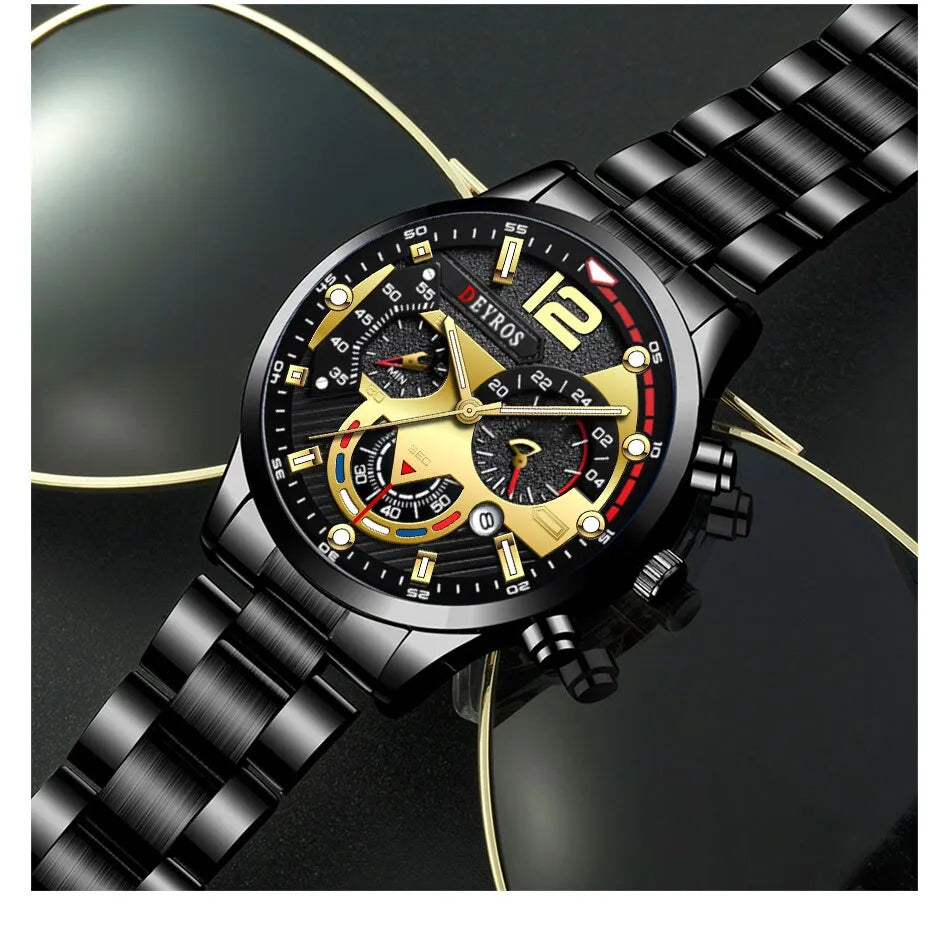 Stainless Steel Quartz Men's Watch