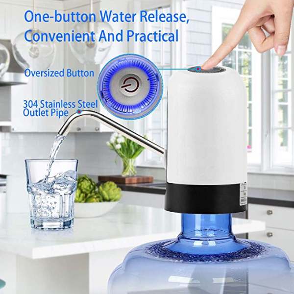 Portable Electric Water Dispenser Pump - USB Rechargeable