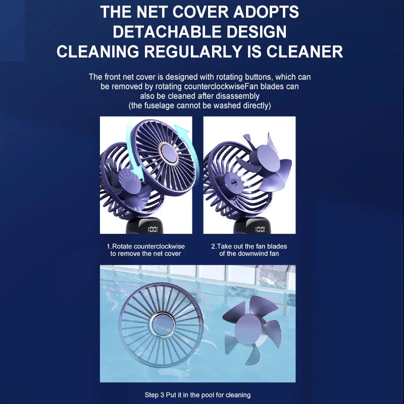 Electric Handheld  Portable Mini Fan