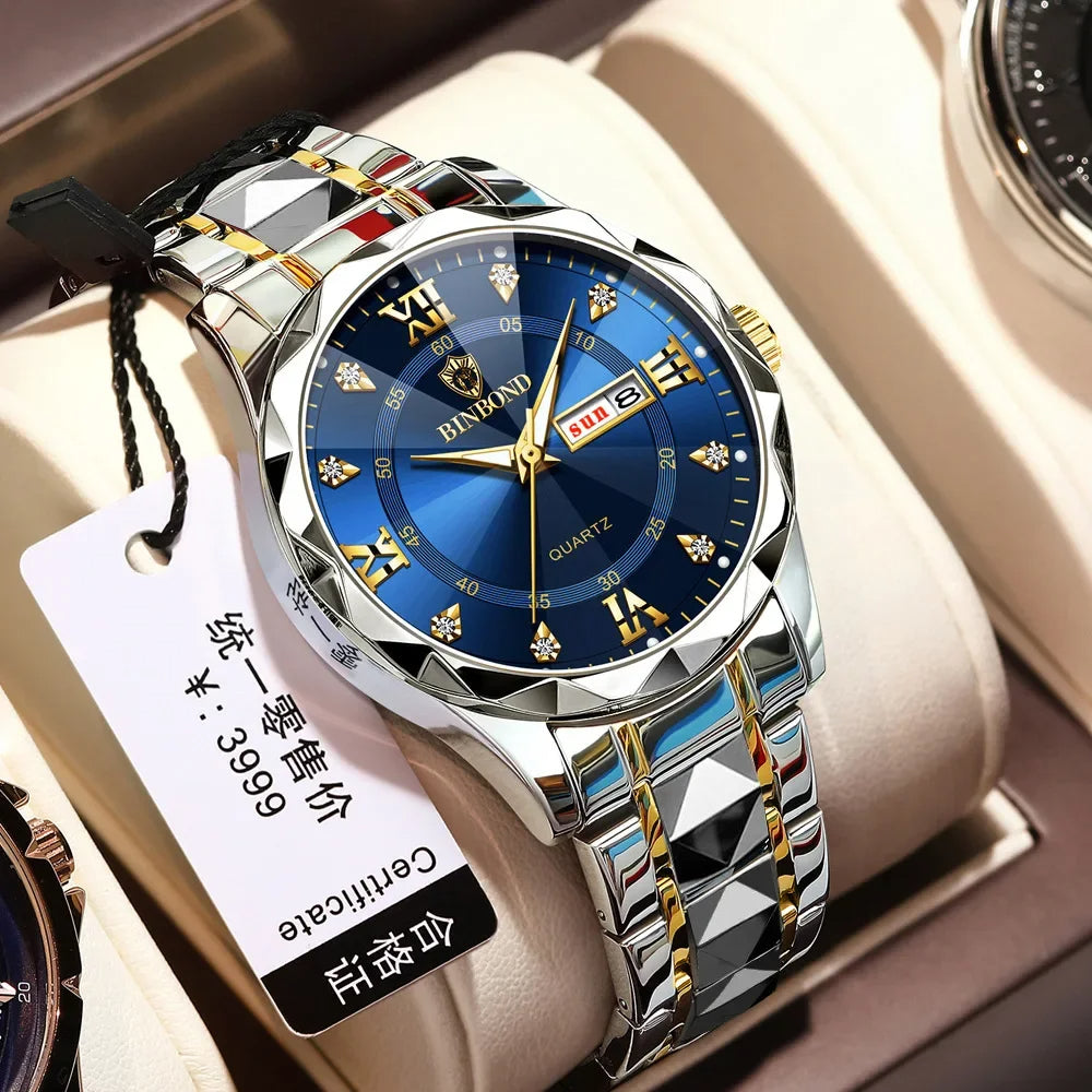 Luxury Fashion Men Watches Waterproof