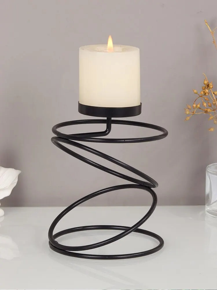 Ins Luxury Style Metal Candle Holders