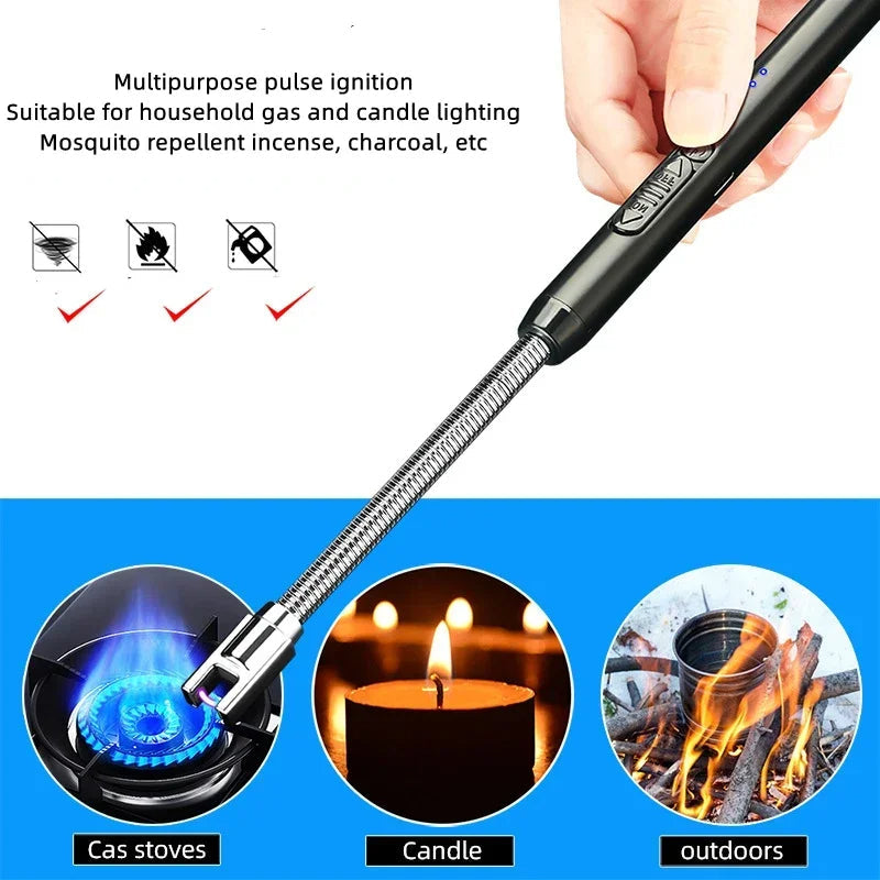 USB Electric Rechargeable Kitchen Lighter