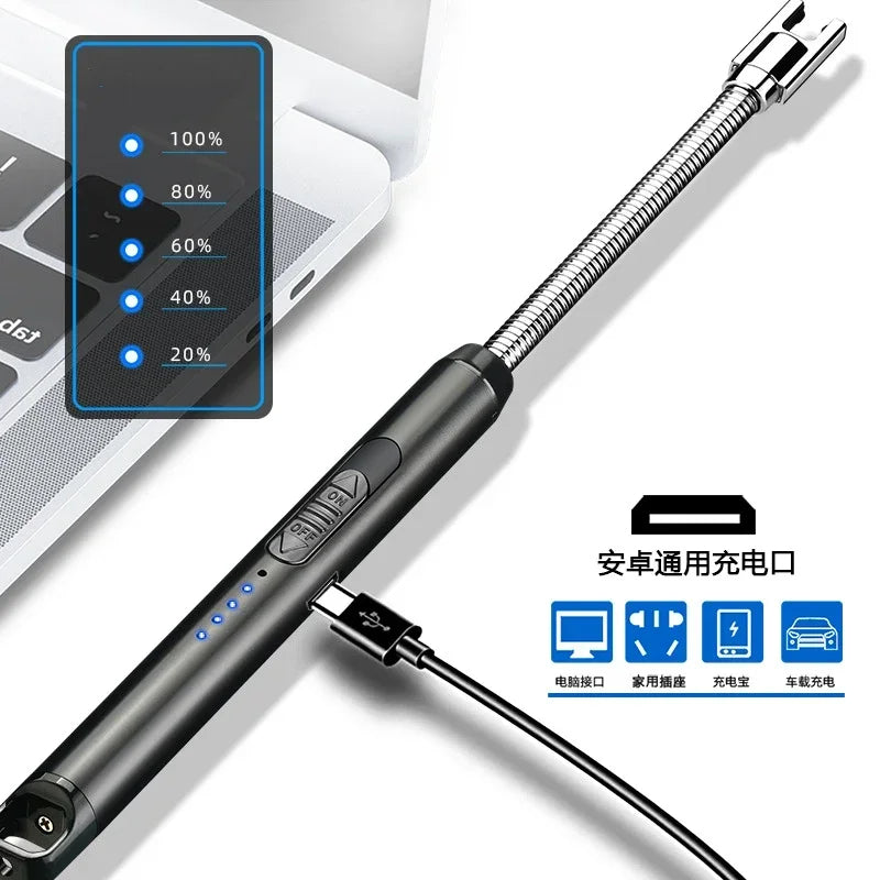 USB Electric Rechargeable Kitchen Lighter