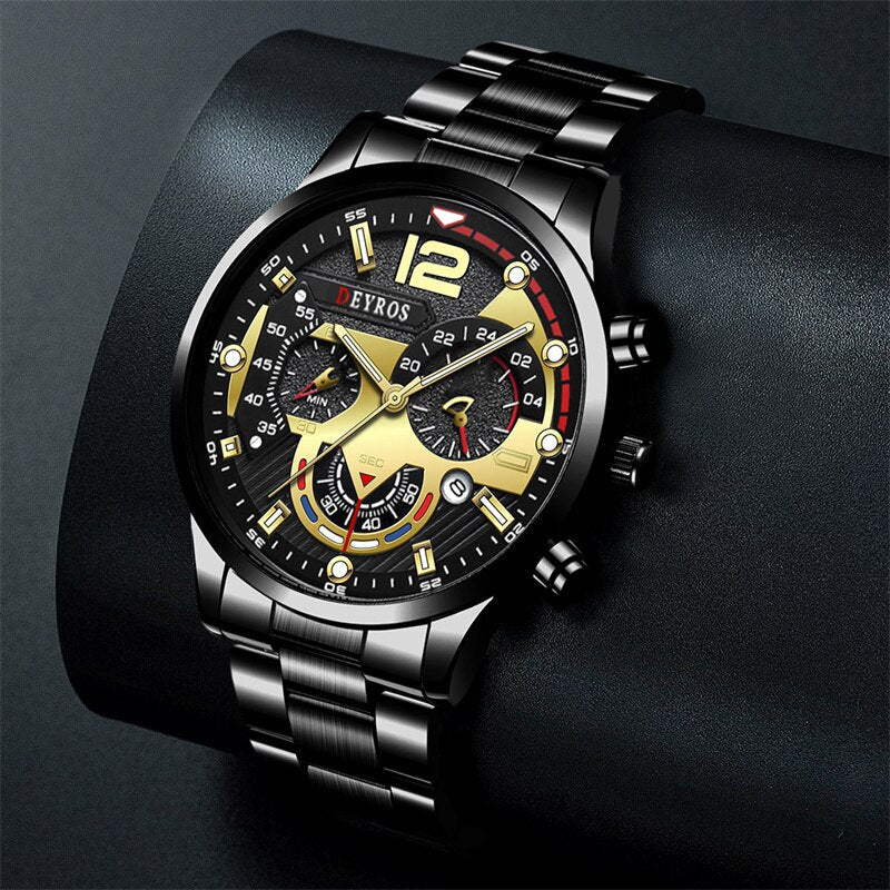Stainless Steel Quartz Men's Watch
