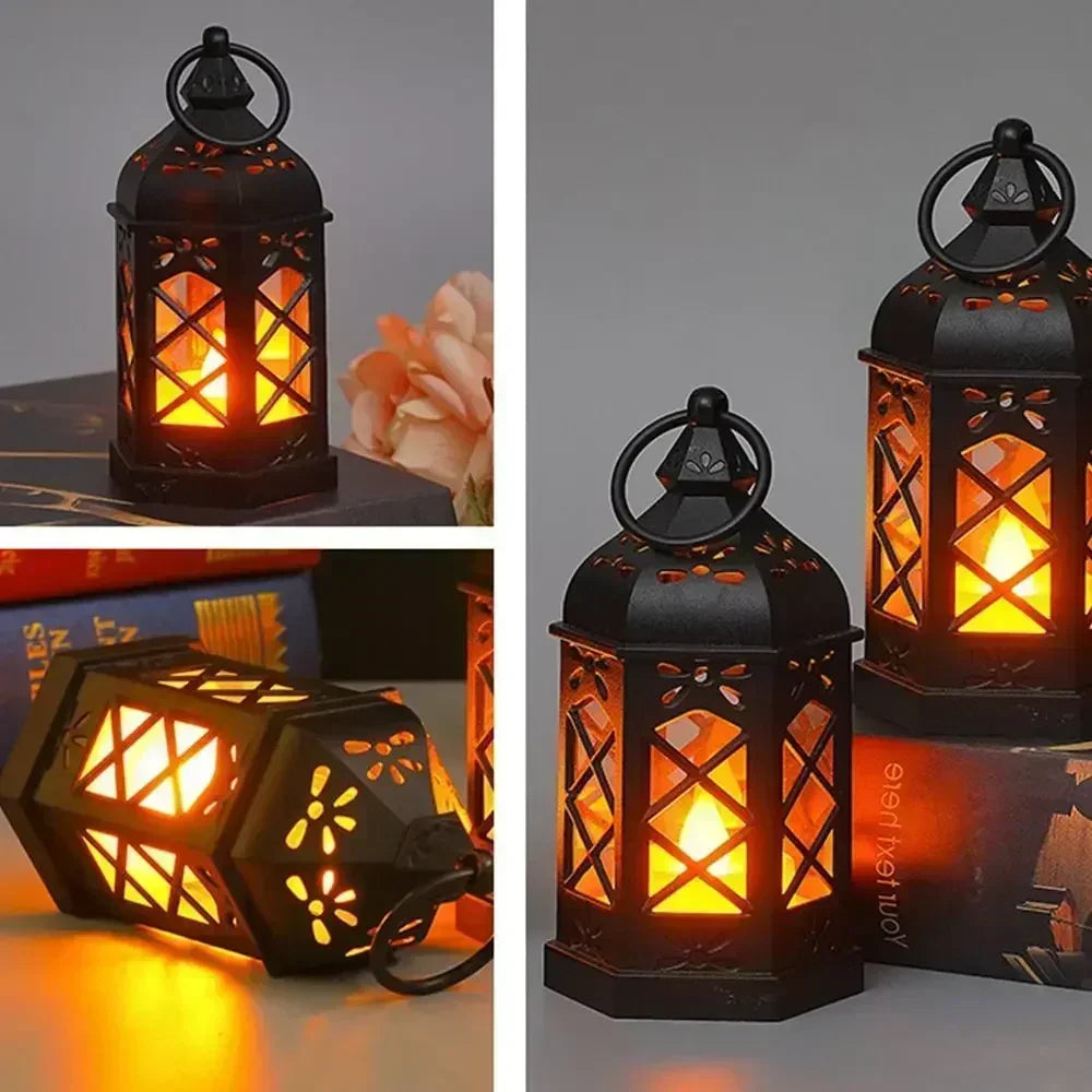 Vintage European Style Portable Oil Lamp