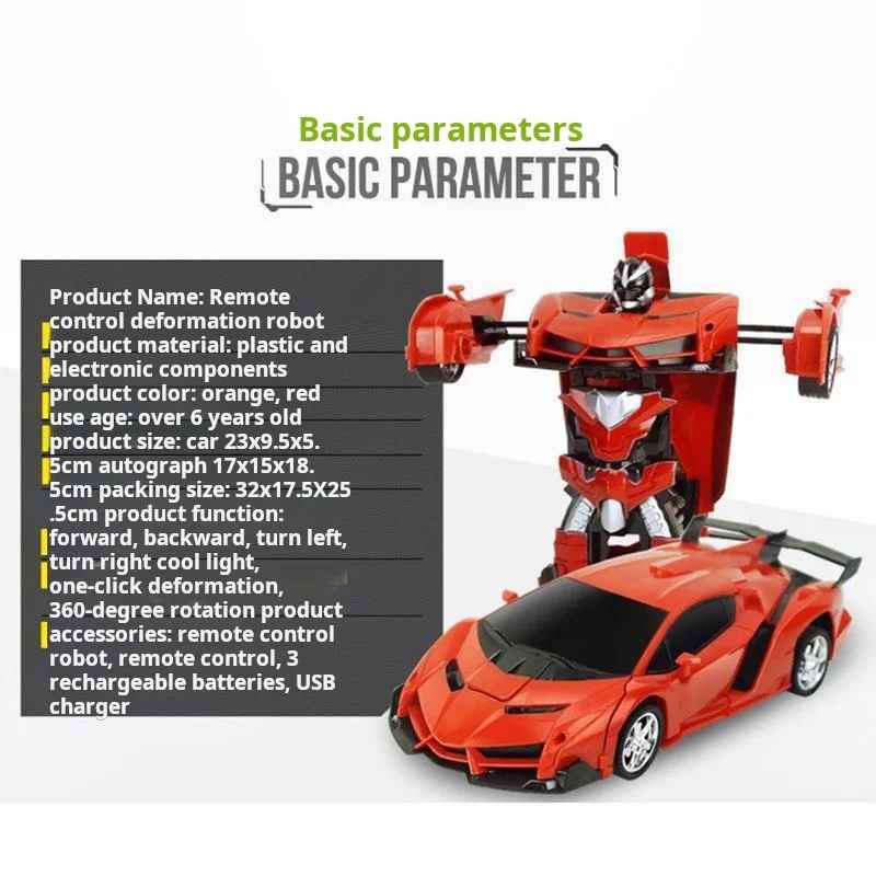 Remote Control Shape-Shifting Transformer Car