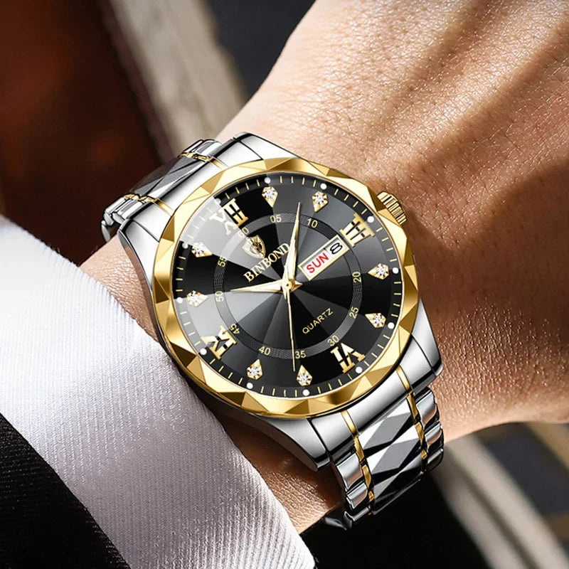 Luxury Fashion Men Watches Waterproof