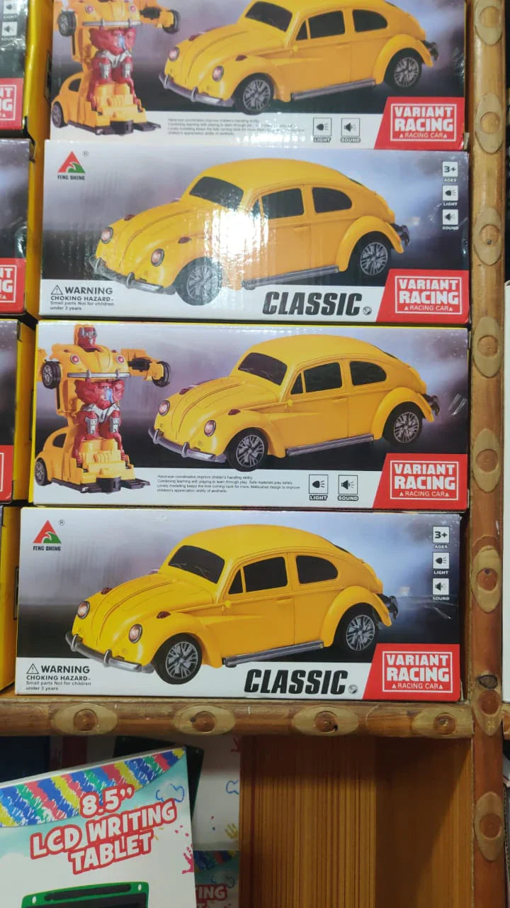 "Transforming Yellow Beetle Car Robot Toy - 2-in-1 Fun for Kid" ~ 30% OFF